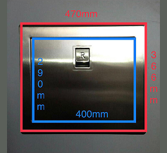 Rubbish chute size 4