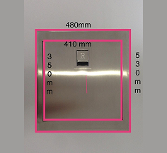 Rubbish chute size 6